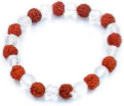 Rudraksha Crystal Bracelet