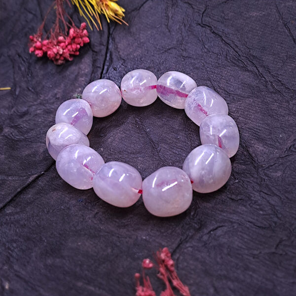 Rose Quartz Tumble Bracelet